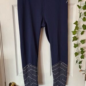 Head Navy Leggings with Geometric White Design - OG PRICE 60.00
